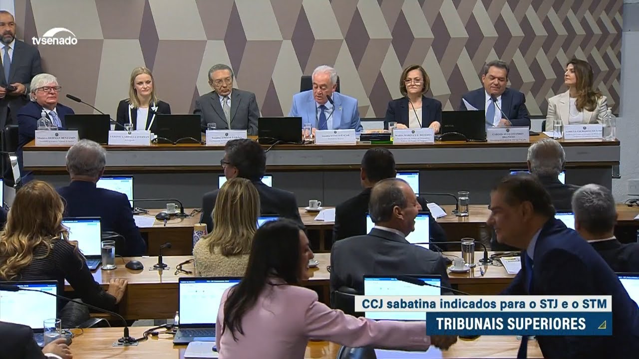 CCJ sabatina indicados para o STJ e STM