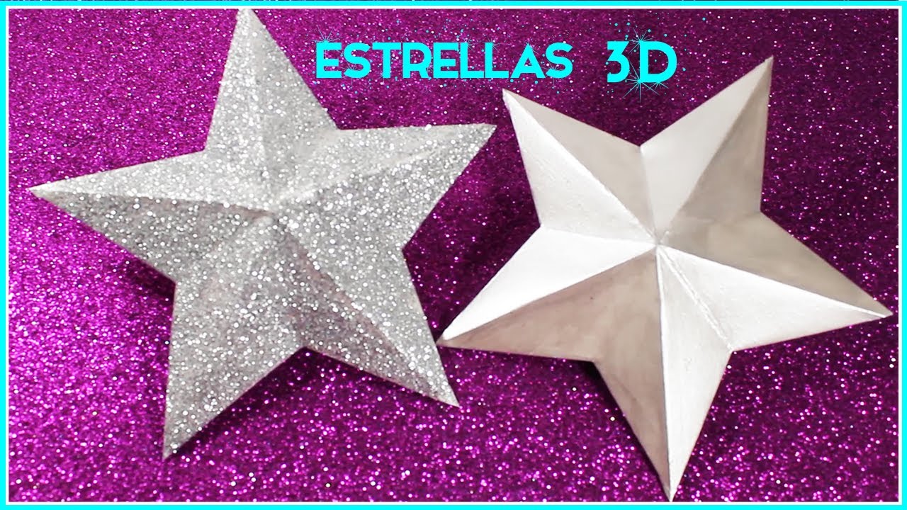 Estrella de Cartulina 3D/Christmas Ornaments | Simple y Creativo