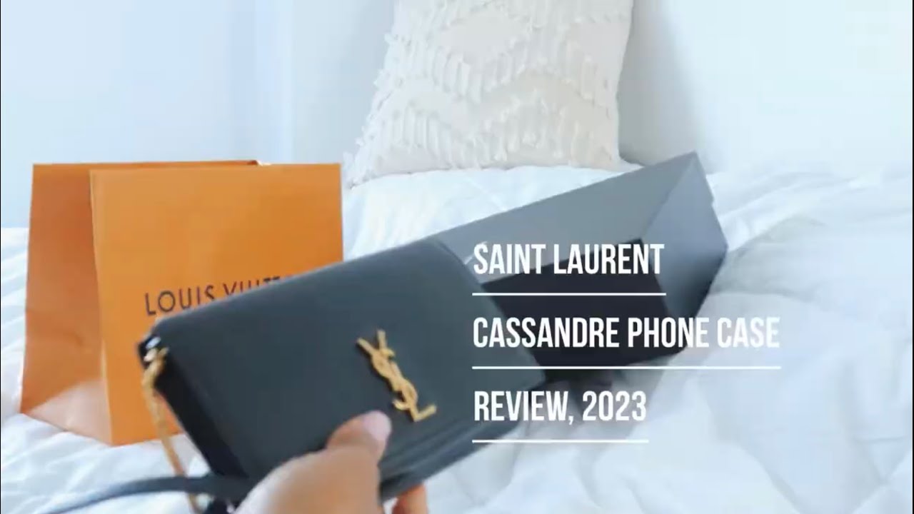 Saint Laurent Cassandre Phone Holder “bag” | Review 2023