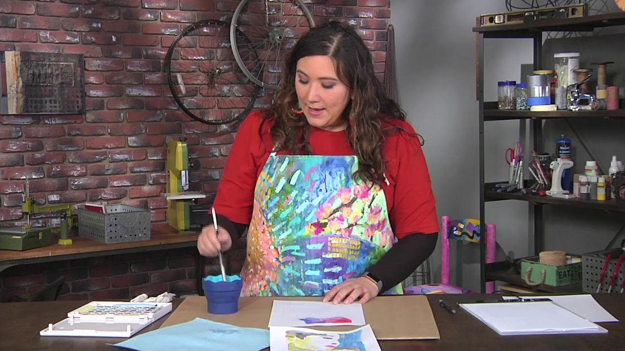 Create mother and child inspired art on Make It Artsy with Julie Fei Fan Balzer (406-1)