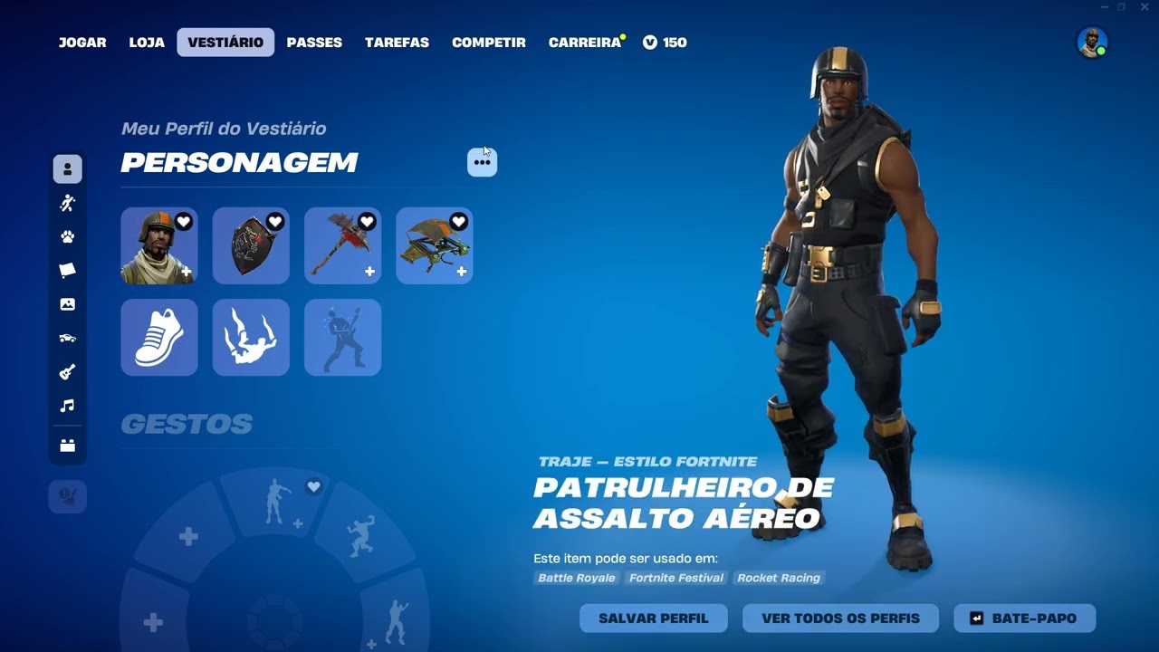 Season Shop OG + Cavaleiro Negro 17 skins!