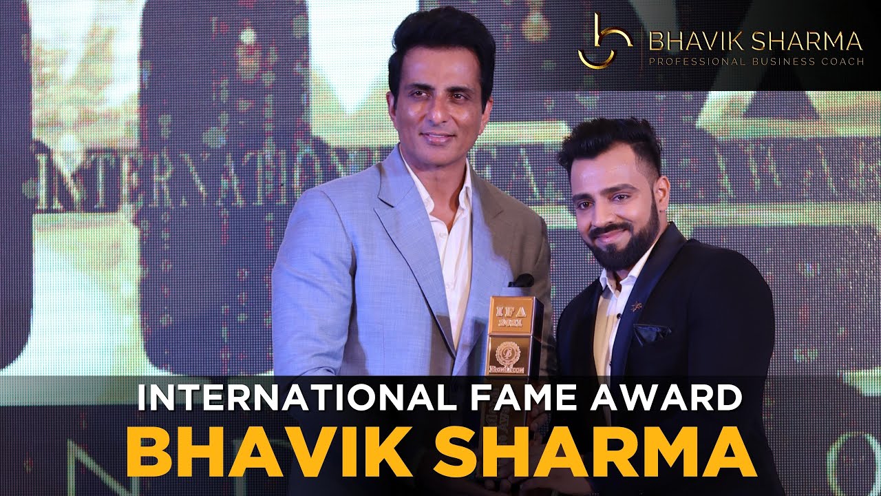 #sonusood #bhaviksharma International fame awards | Bhavik sharma | Sonu Sood
