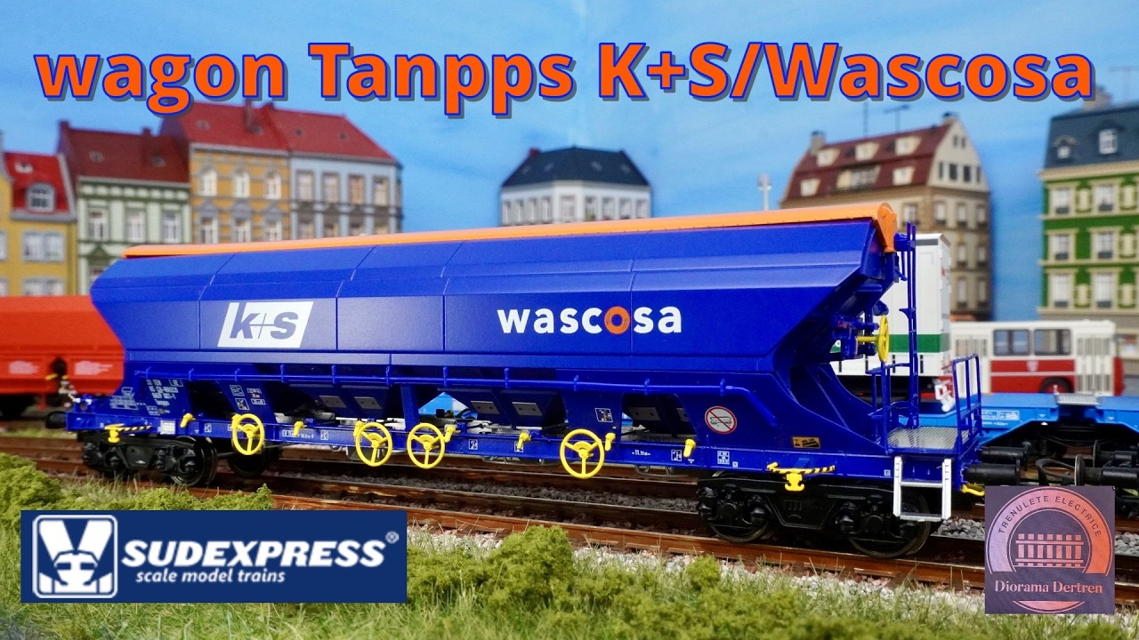 Sudexpress wagon Tanpps 001-1 K+S Wascosa #trenuri #sudexpress #train #trenulete #wascosa #unboxing