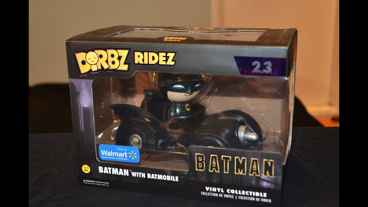 Funko BATMAN 1989 MOVIE BATMOBILE! DORBZ RIDEZ Unboxing & review! Michael Keaton