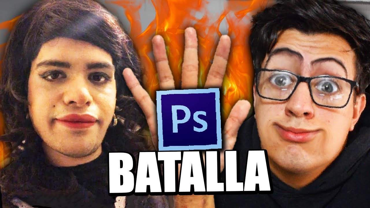 BATALLA DE PHOTOSHOP ft. Luki y Tiza