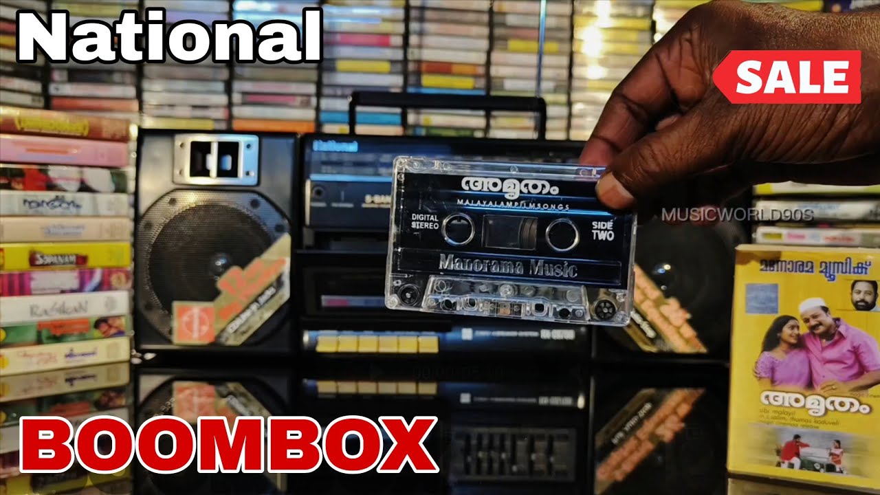 National RX-CS700 Radio Cassette Boombox | 5-Band Graphic Equalizer #audio #vintage #music 