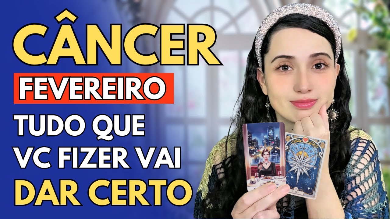 ♋CÂNCER🍀FEVEREIRO SURPREENDE COM TANTA BÊNÇÃOS🤩O UNIVERSO VEM CORRENDO PRA TE SERVIR🎁