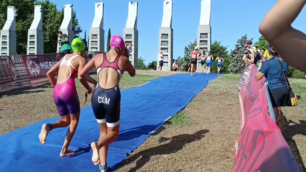 Campeonato de España de triatlón en edad escolar CSD CESA Mérida (05/06/25) 28 posición (27:47)