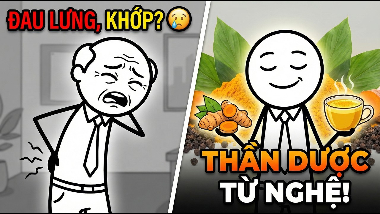 Đừng Để Đau Lưng Hủy Hoại Cuộc Sống! 3 Cách Dùng Nghệ PHẢI BIẾT Ngay!