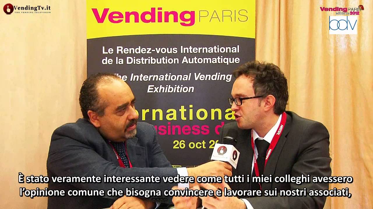 VendingTV.it - VENDING PARIS 2012 - Fabio Russo intervista Aris Kashefi della BDV