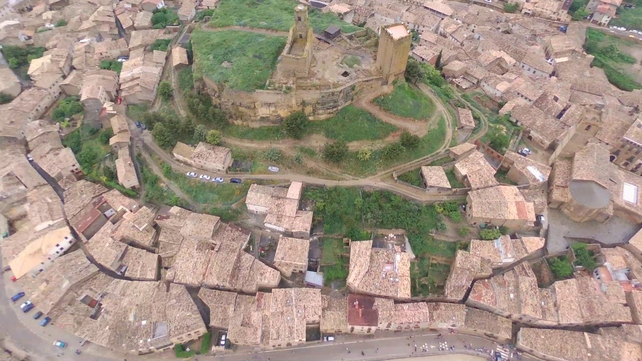 La riada de UNCASTILLO desde el aire
