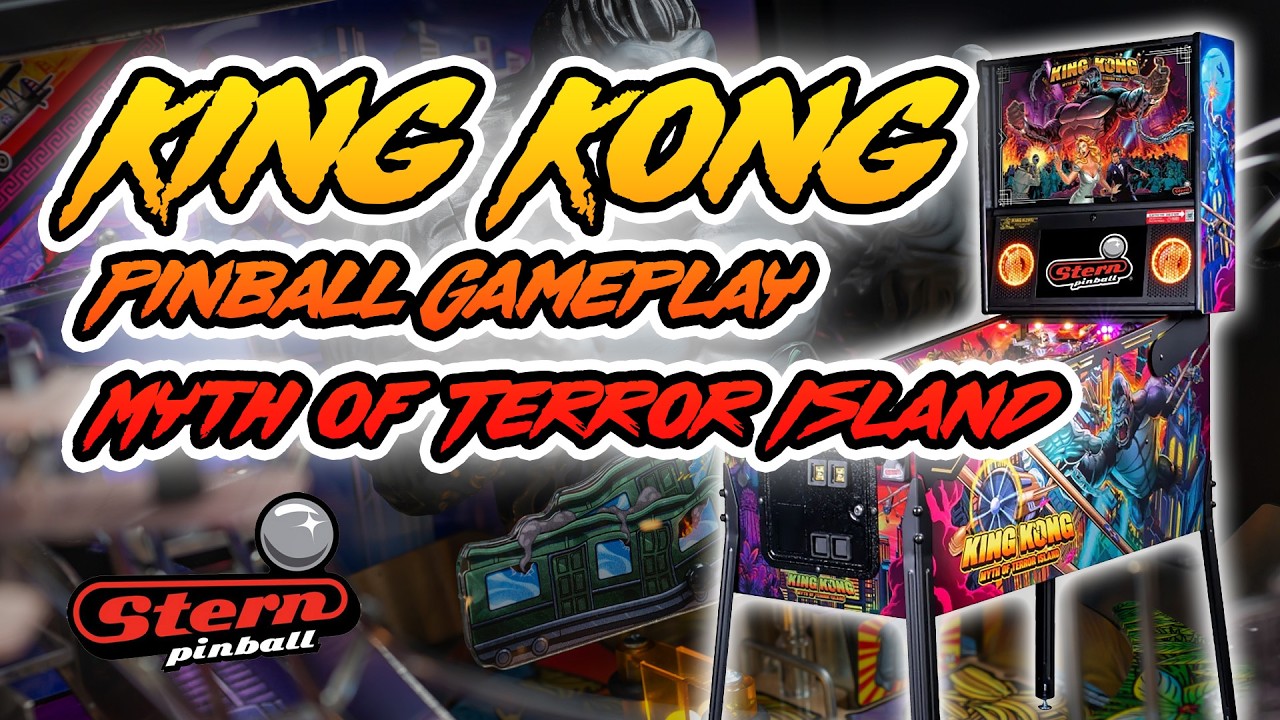 King Kong Pinball Gameplay - Myth of Terror Island by Stern Pinball