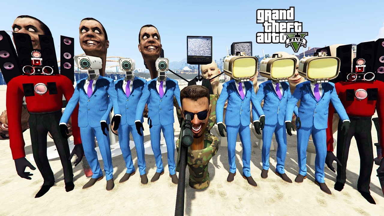 BÜYÜK SAVAŞ! SKİBİDİ TOİLET DÖVÜŞÜ - GTA 5 MODS #gta5 #skibiditoilet