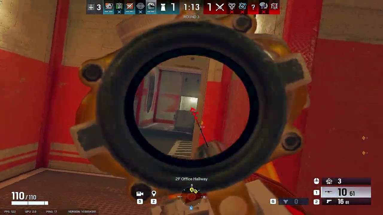 Brava's EZ rappel kills @Stadium Alpha | Rainbow Six Siege | Siege X