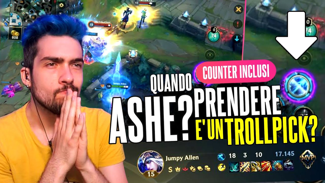 ASHE E' UN TROLL PICK? Quando Prenderla? | Build Patch 4.3A