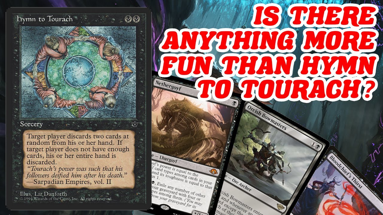 IS THERE ANYTHING MORE FUN THAN HYMN TO TOURARCH? Legacy Monoblack Aggro-Midrange MTG