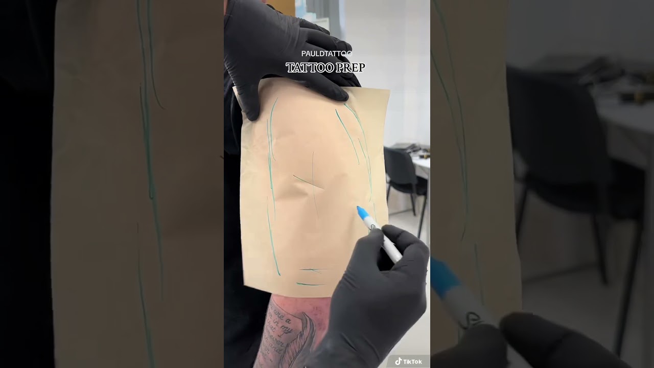 A good tattoo starts with good prep 👏🏾ASMR Tattooing #tattoo #tattooink #asmrtattoo #tattooartist