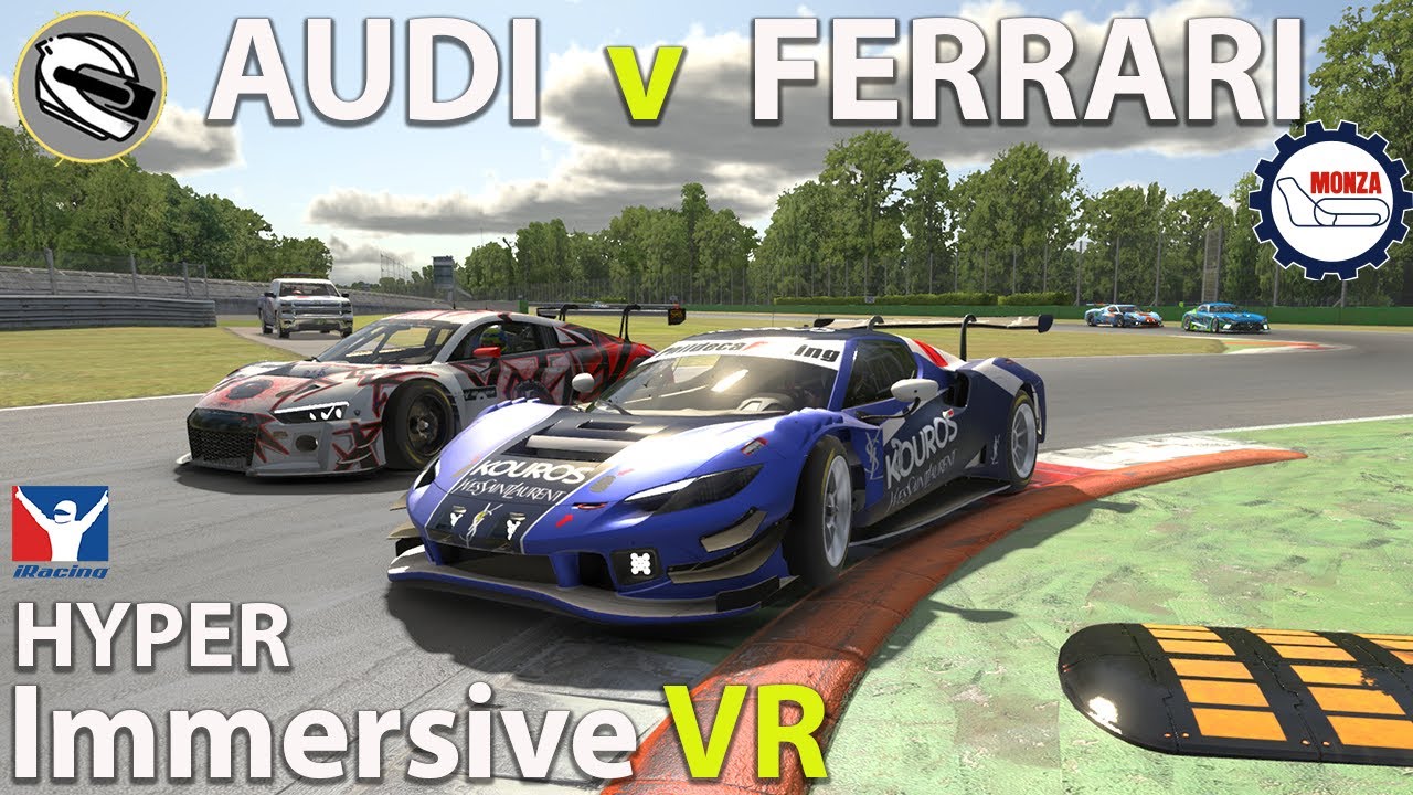 AvF: A Multi lap battle in VR | GT3 @ Monza | IMMERSIVE RACING | iRacing VR