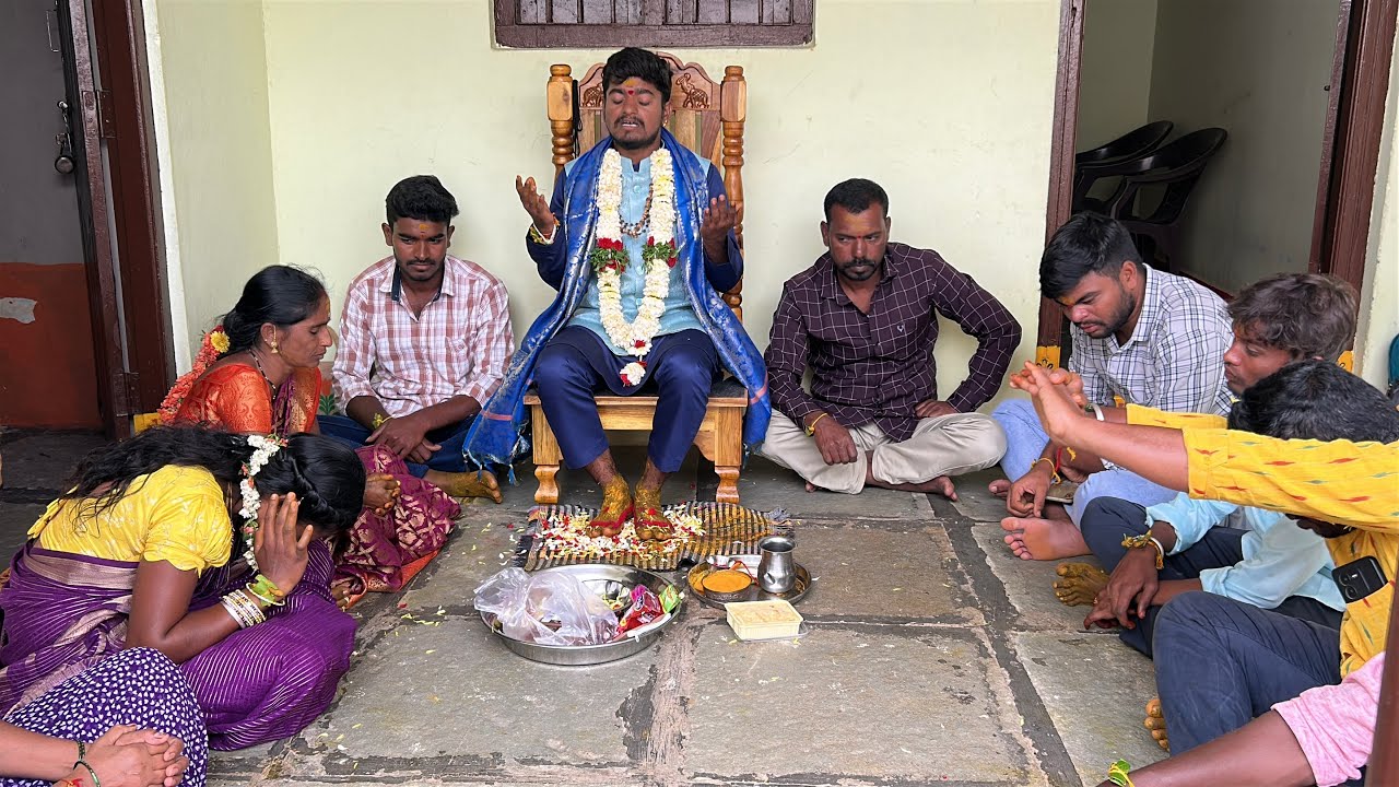 గురుపూజలో మల్లన్న దేవుడు శిగం Mallanna Shigam Shiva swamy Mallan...