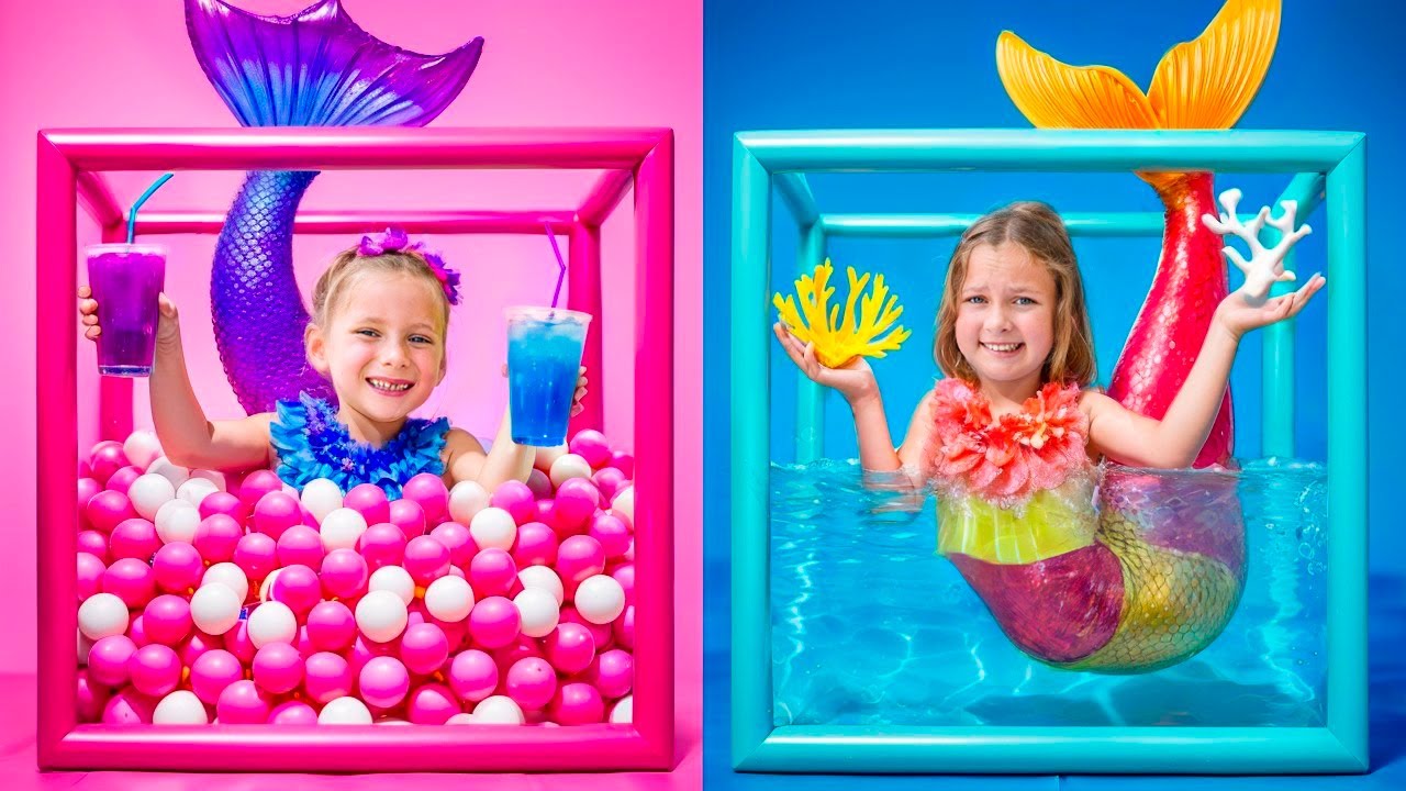 ¡Aventura mágica con la sirena y el agua limpia!