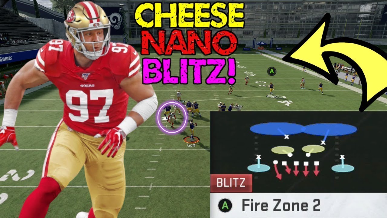 BEST CHEESE BLITZ IN MADDEN 20! 4-3 OVER FIRE ZONE 2 SETUP!