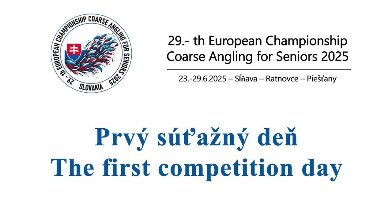 29. Majstrovstvá Európy seniorov 2025 v LRU - plávaná, Slovensko.