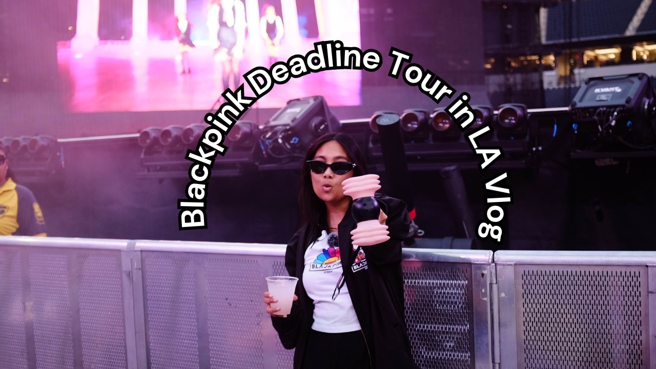 Не могу поверить, что Джису заметила меня на баррикаде (блог тура Blackpink Deadline в Лос-Анджел...
