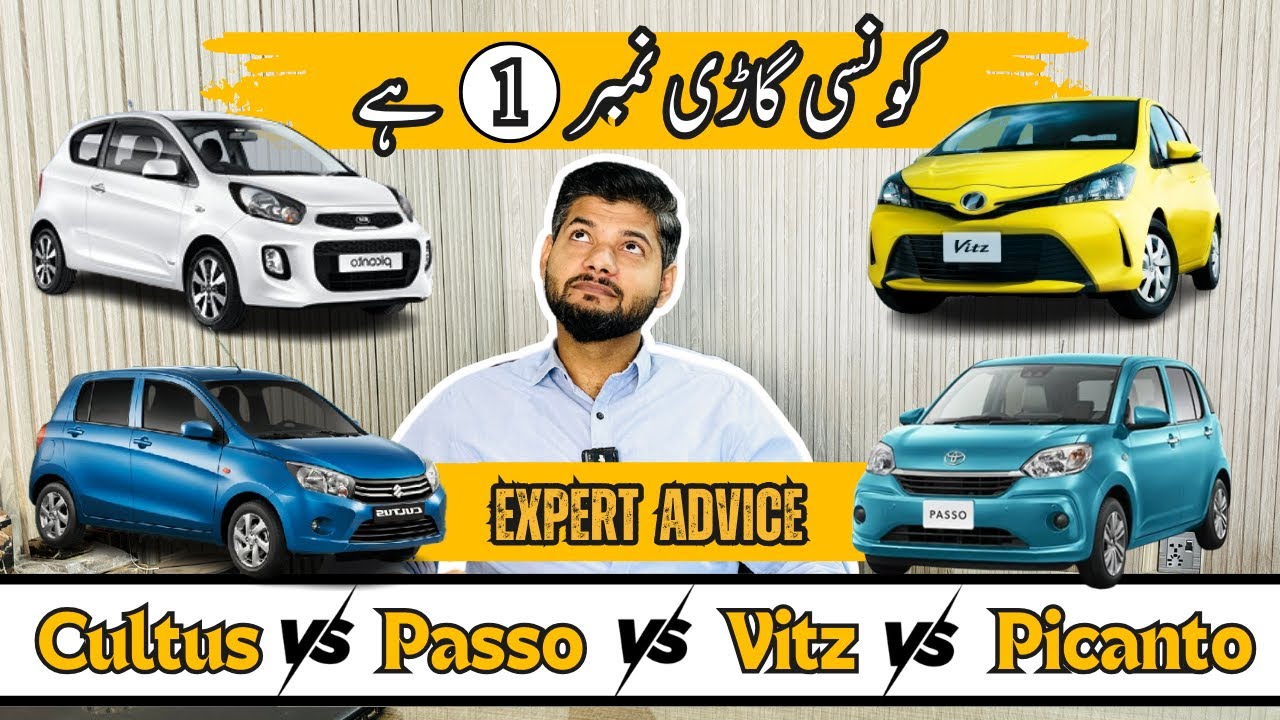 Cultus vs Passo vs Vitz vs Picanto Which is the BEST | A Detailed Comparison