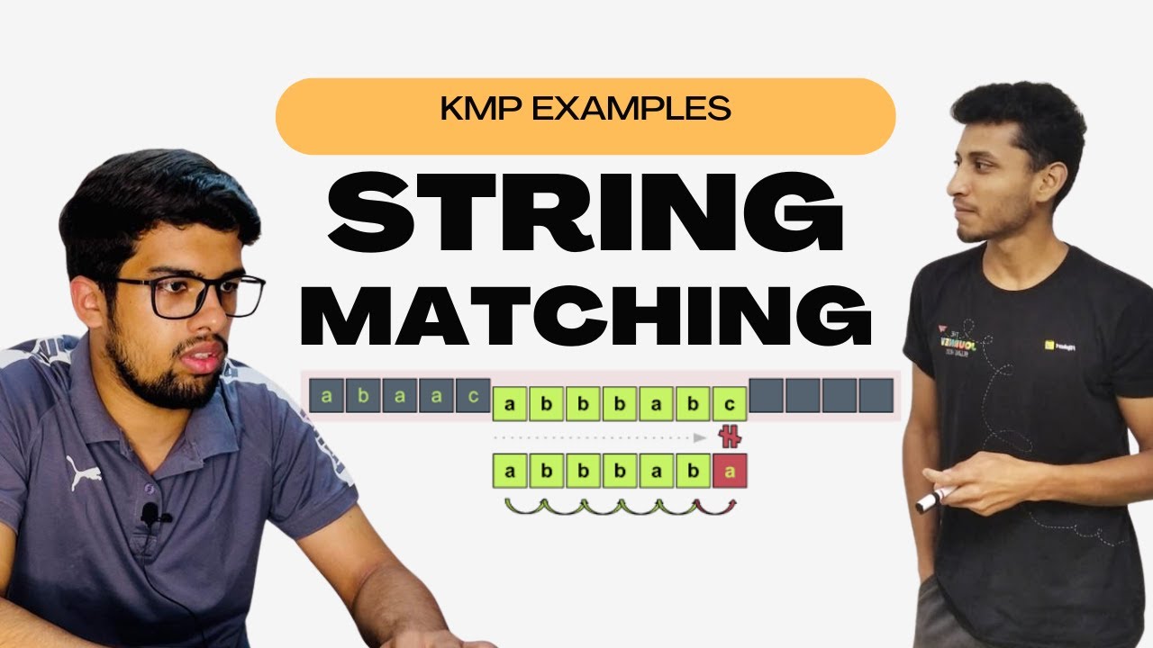 3 KMP examples | String Matching
