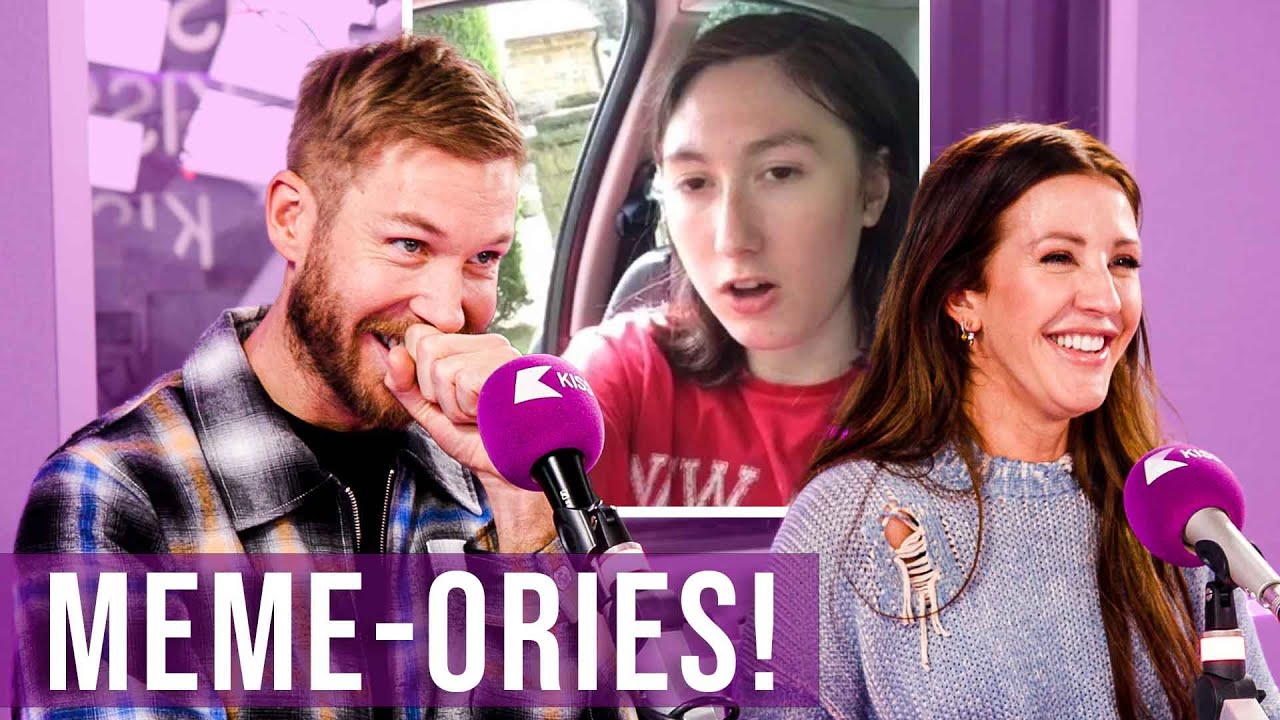 Calvin Harris & Ellie Goulding REACT to the funniest old school memes!