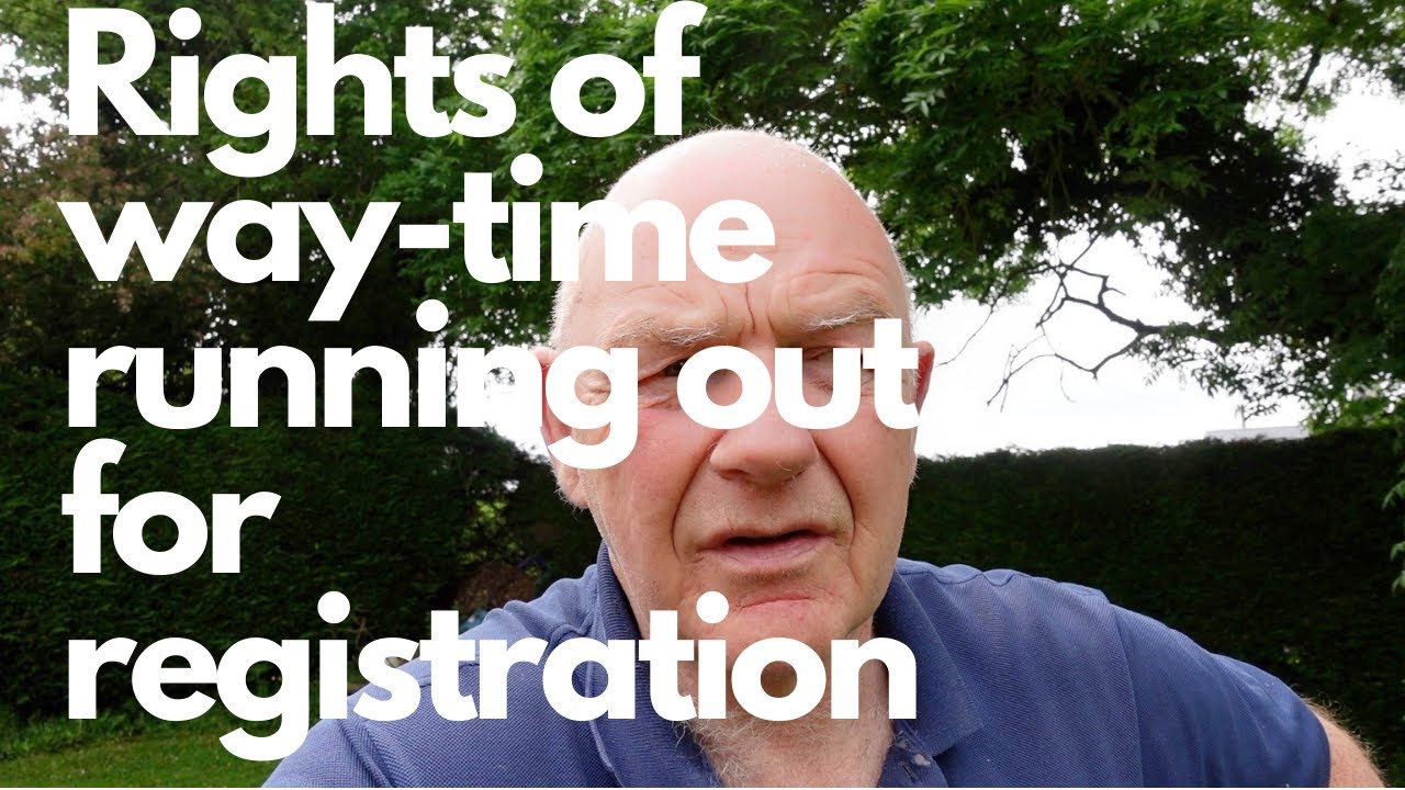 Registration of rights of way-significant changes in the law from 1st December 2021