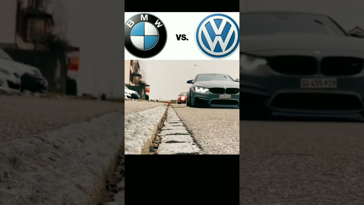 BMW vs Volkswagen #shorts #cars #luxurycars #bmw #volkswagen