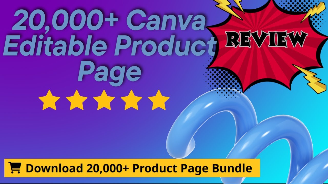 20,000+ Canva Editable Product Customizable Canva Templates Review