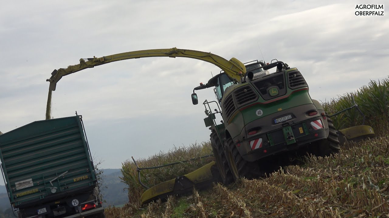 Lohnunternehmen Weig im Mais - John Deere 9700 i - Maisernte 2023