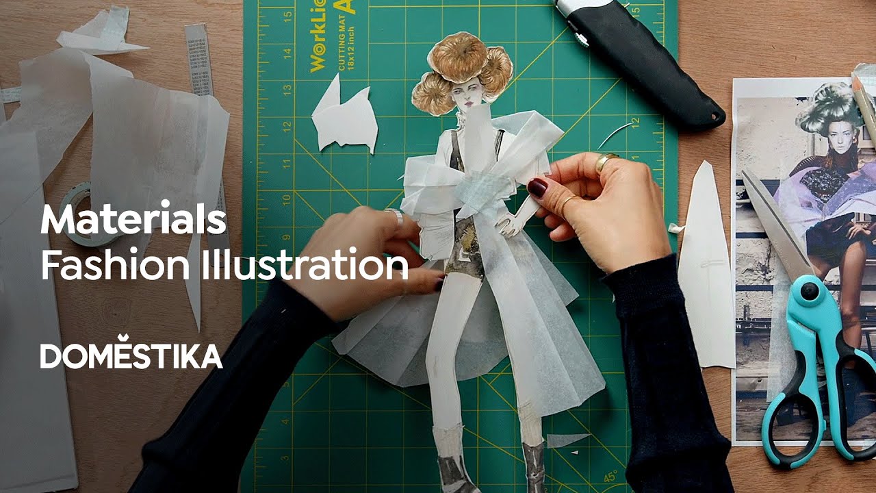 Materiales b&aacute;sicos para crear ilustraciones de moda - Connie Lim - Domestika