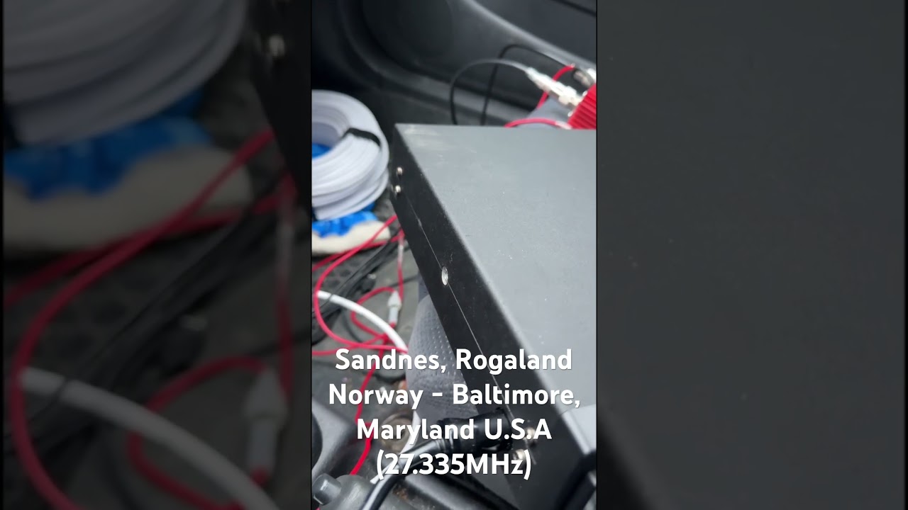Norway to Maryland, U.S.A | CB Skip | TRC-480 #cb #cbradio #cbskip #radio
