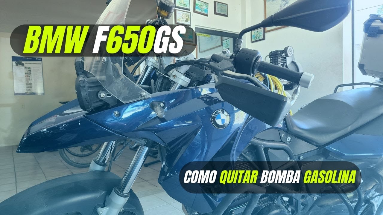 Bmw F650GS Como quitar Bomba Gasolina