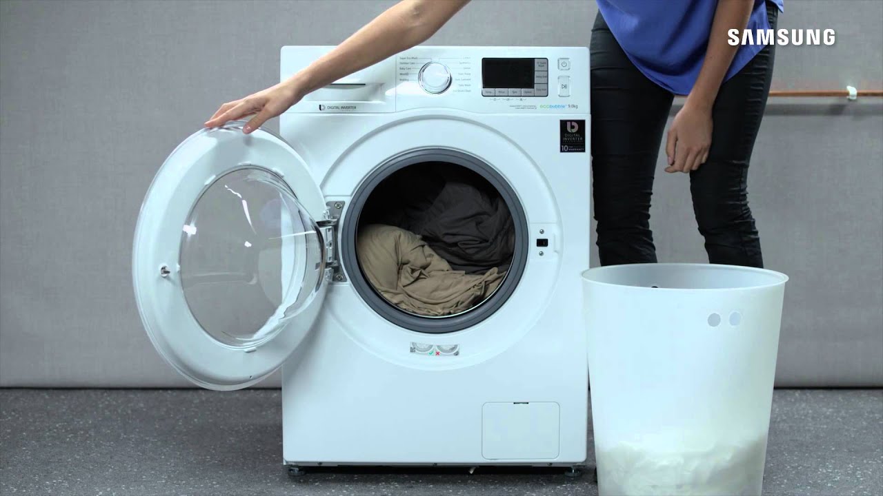 Samsung Waschmaschine: Störungen der Schleuderfunktion beheben [How-To-Video]