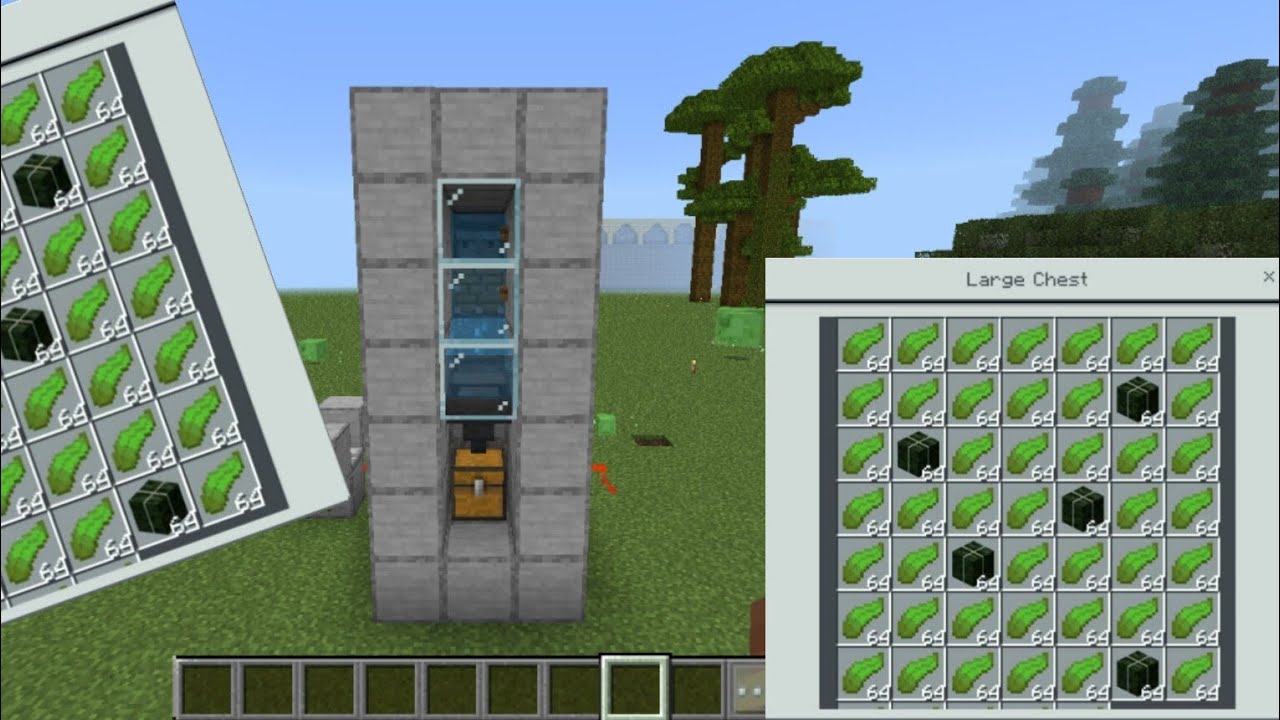 Minecraft unlimited kelp frame 
