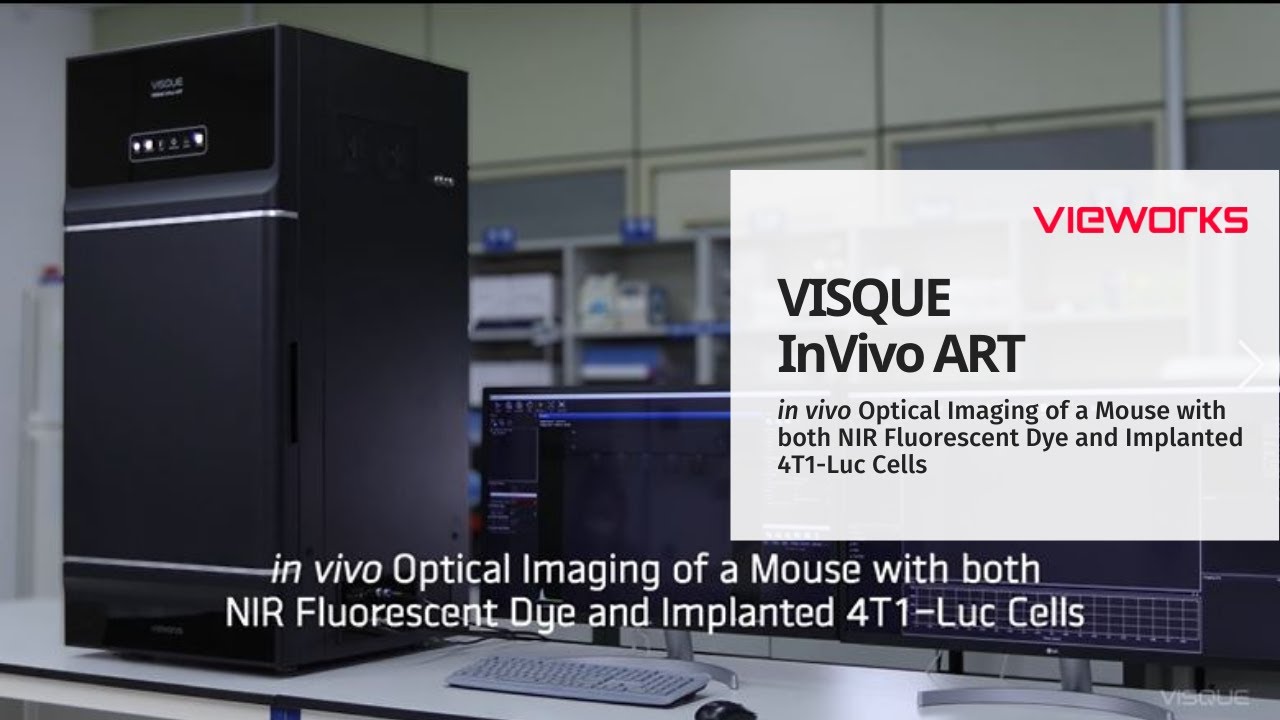 VISQUE InVivo ART: in vivo Optical Imaging of a Mouse w/ NIR Fluorescent Dye&Implanted 4T1-Luc Cells