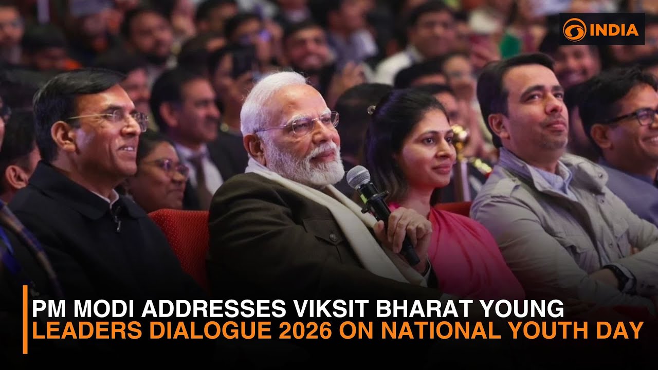 PM Modi Addresses Viksit Bharat Young Leaders Dialogue 2026 on National Youth Day