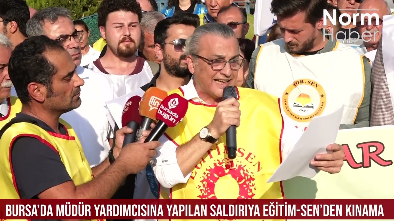 Bursa’da müdür yardımcısına yapılan saldırıya Eğitim-Sen’den kınama