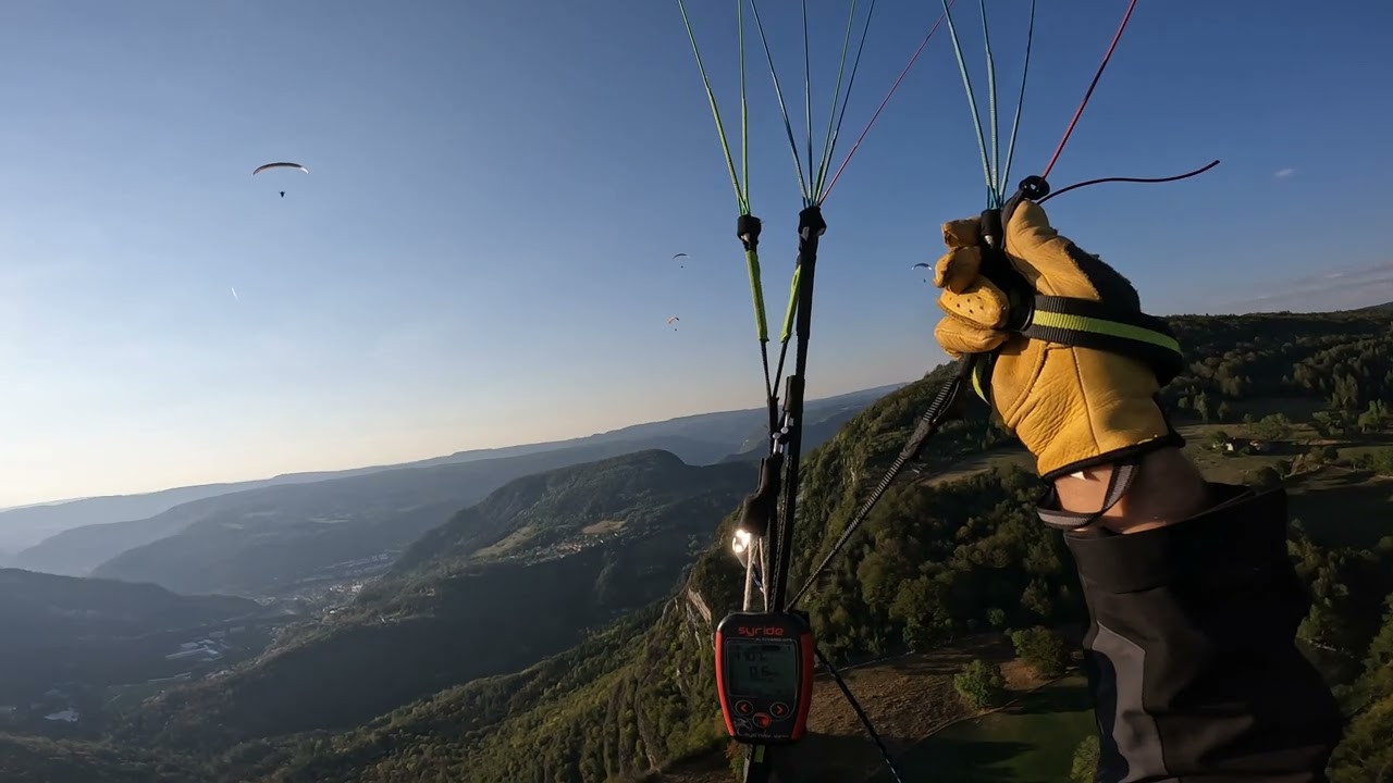 Parapente Septmoncel Jura avec les Rousses Pol'Air 10/09/2023