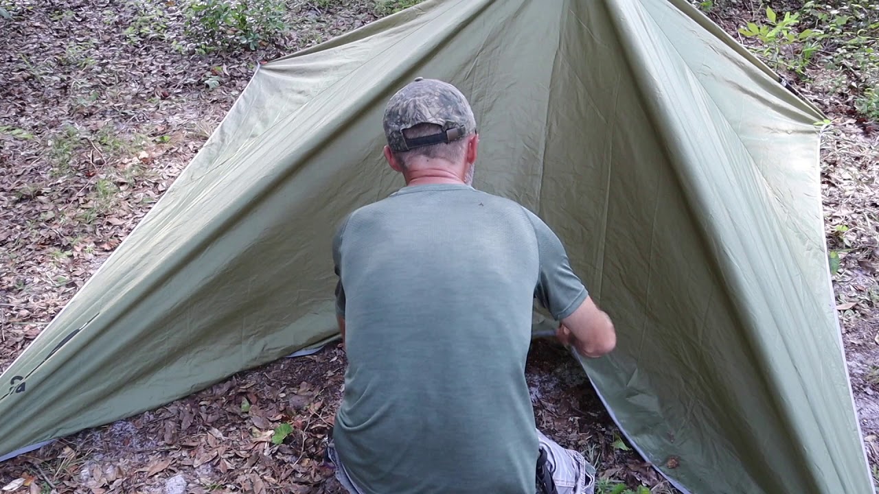 HOW TO MAKE THE STAR TARP SHELTER