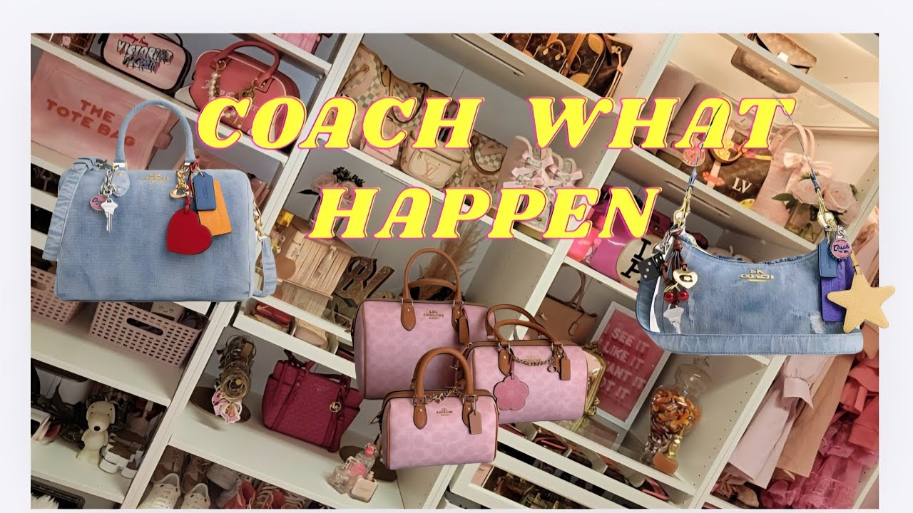 The New Coach Drop on The25th Crazy 🤪 loved denim/ powder pink Coach Outlet