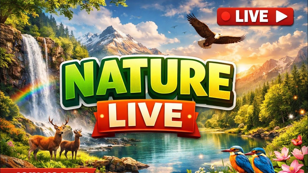 Peaceful Nature LIVE 🌿 | Birds • River • Jungle