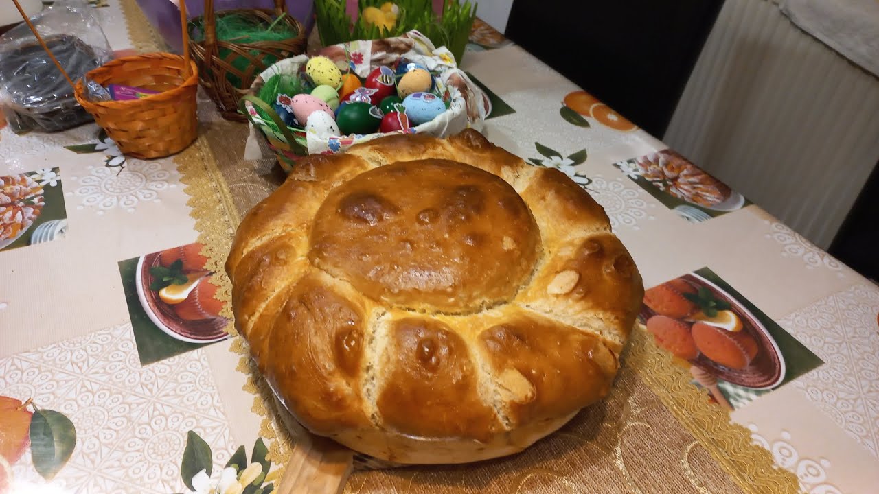 Paine de la Mirela, fiica Bunicii pentru masa de Sfintele Pasti ❤👌🇷🇴