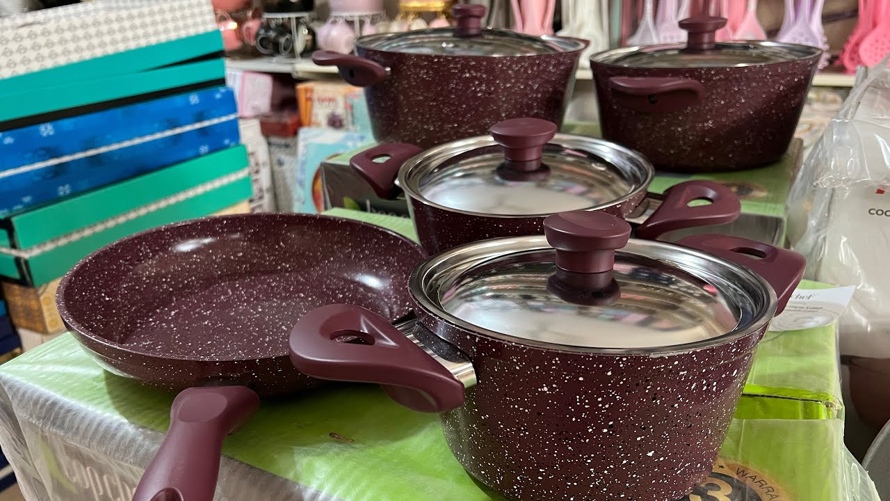 طقم جيرانيت توب شيف بكامل المواصفات الكورية .  طقم يعيش معاكي العمر