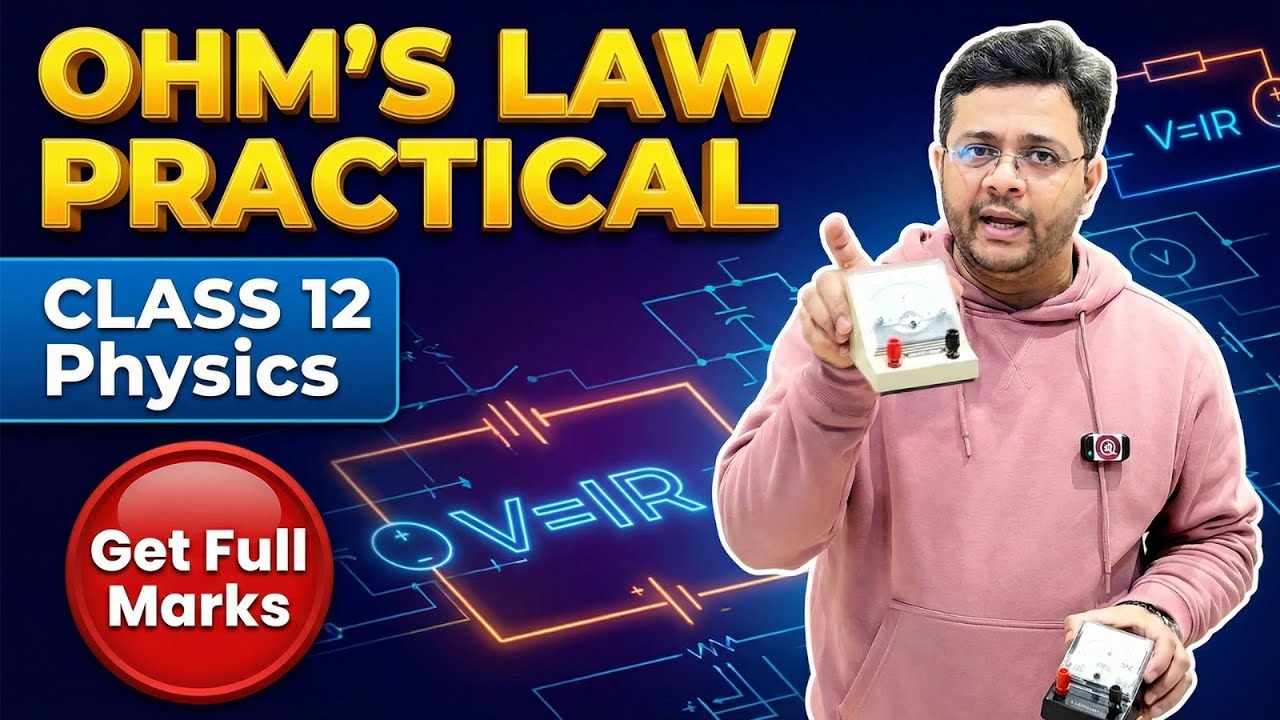 Ohm&rsquo;s Law Practical Explained Step-by-Step | Class 12 Physics | Puneet Physics
