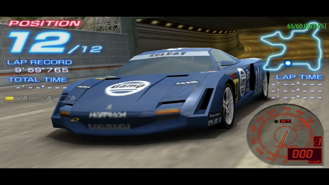 Ridge Racer 2 - World Tour EX Playthrough Pt 4(PPSSPP)
